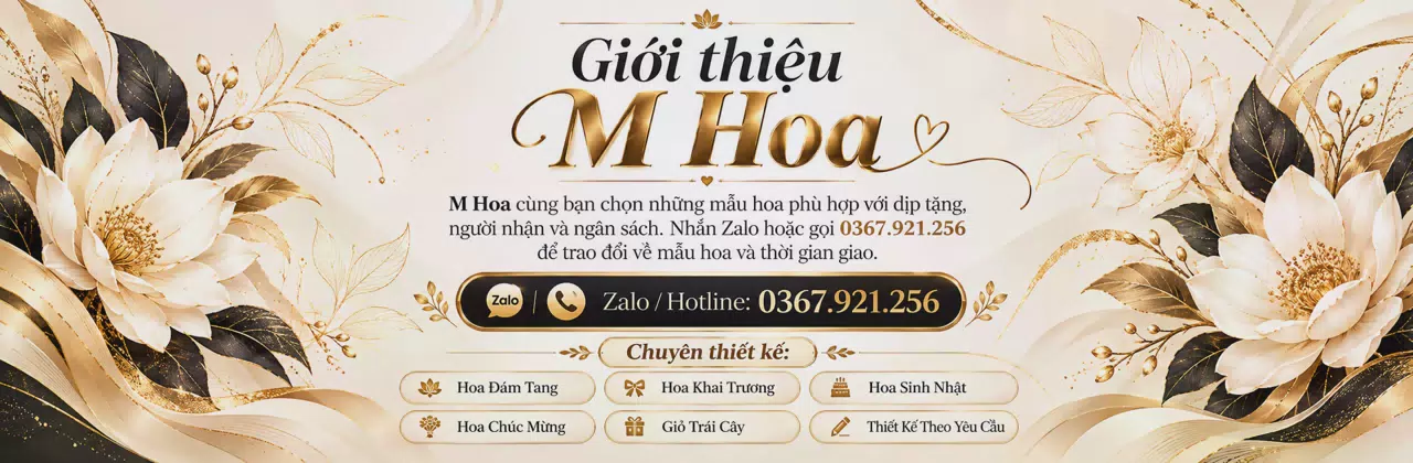 Ảnh bìa Shop hoa tươi Xã Tiểu Cần Vĩnh Long - Từ lời nhắn đến món hoa vừa ý